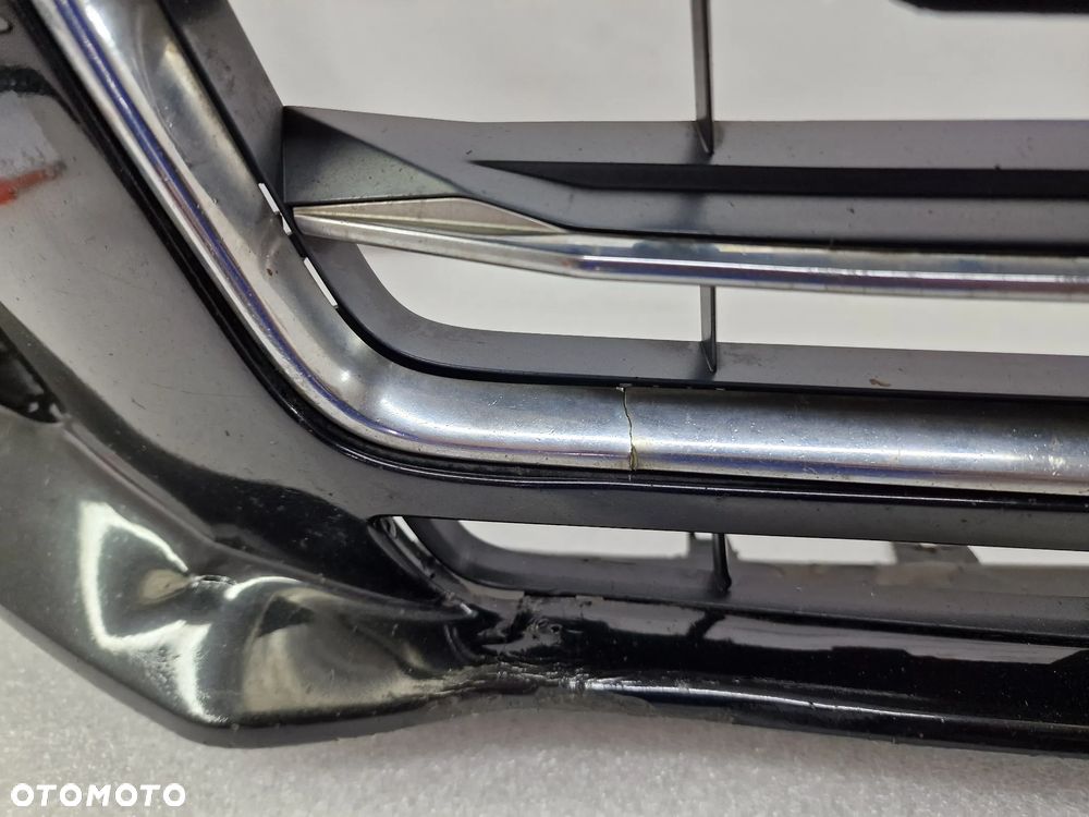 AUDI A4 B9 8W0 14- ZDERZAK PRZEDNI PRZÓD BEZ PDC I SPRYSKU + ATRAPA / GRILL , KOLOR CZARNY , NR 8W0807437 + 8W0853651AB , NR AUKCJI NZ972 - 14