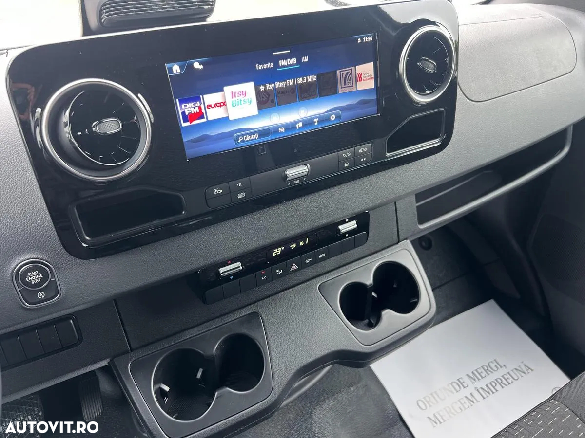 Mercedes-Benz Sprinter 317 - furgon 15.5m3 - Automat - LED - Jante aliaj - Scaun sofer pe perna si incalzit - Pachet parcare - 13