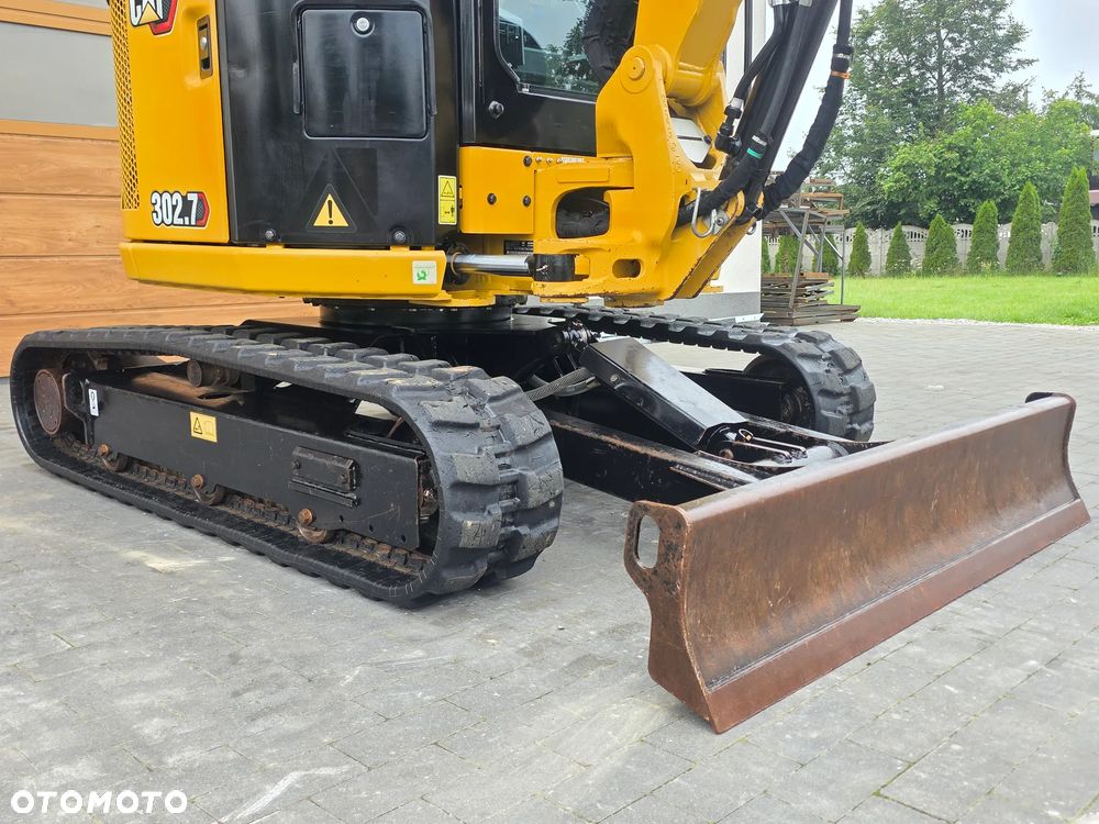 Caterpillar CAT 302.7 CR mini koparka szybkozłącze 3 łyżki piękna serwisowana 1 wł JCB sprowadzona w oryginale - 20