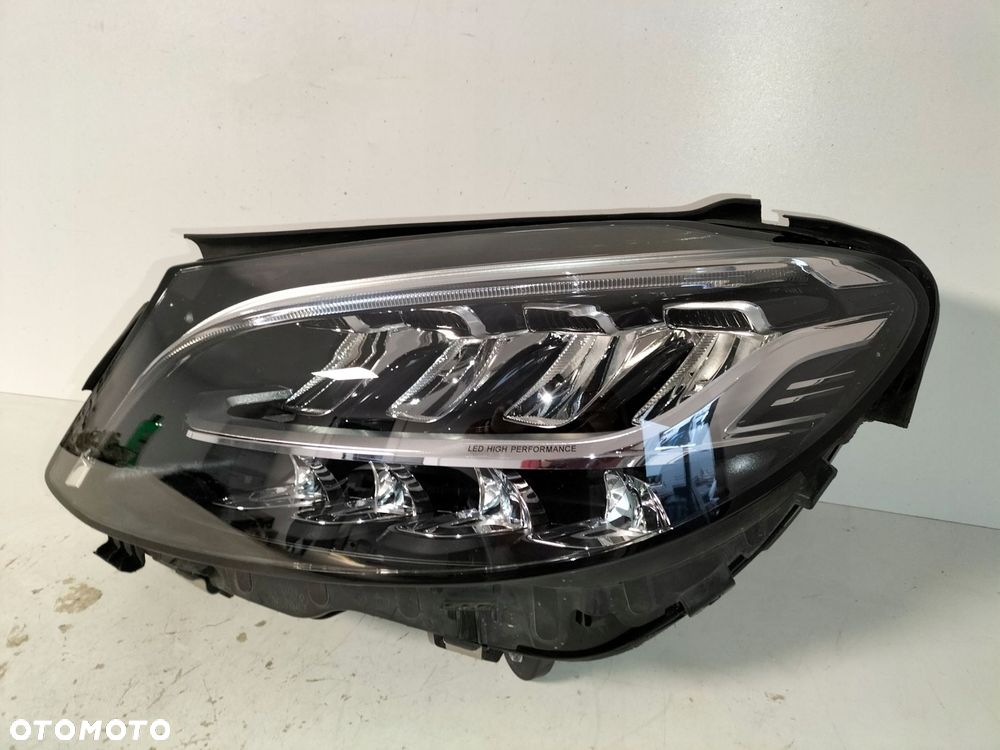 lampa przednia reflektor lewa mercedes c klasa w205 lift 18- full led high - 3