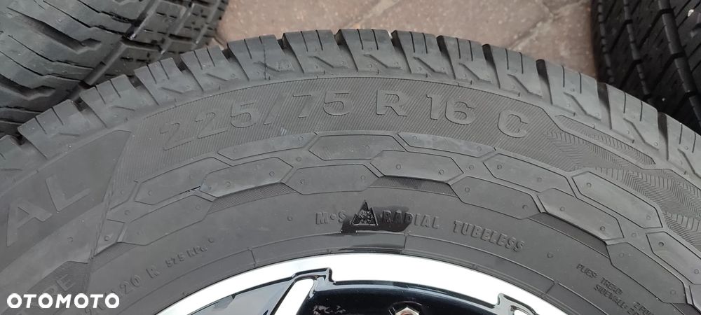 Koła Całoroczne Felgi Aluminiowe Oryg. Fiat Ducato Maxi Peugeot Boxer Citroen Jumper 16 cali 5x130 Ø78,1mm Et68 225/75/16 2022r Bdb !! Starogard Gdański - 19