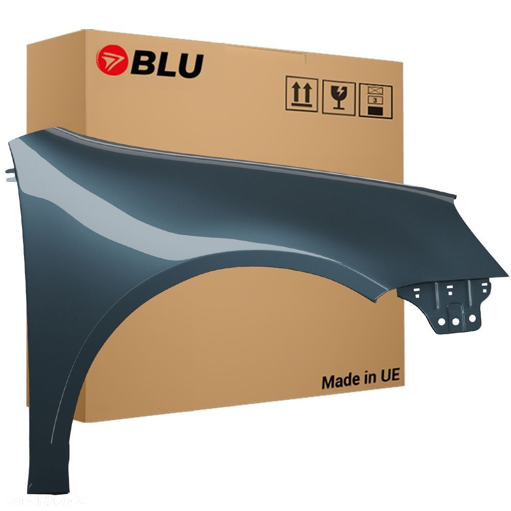 BLU Błotnik VW GOLF V 5 LD5X prawy niebieski 03-09 przód hatchback ocynk TrendBlau - 1