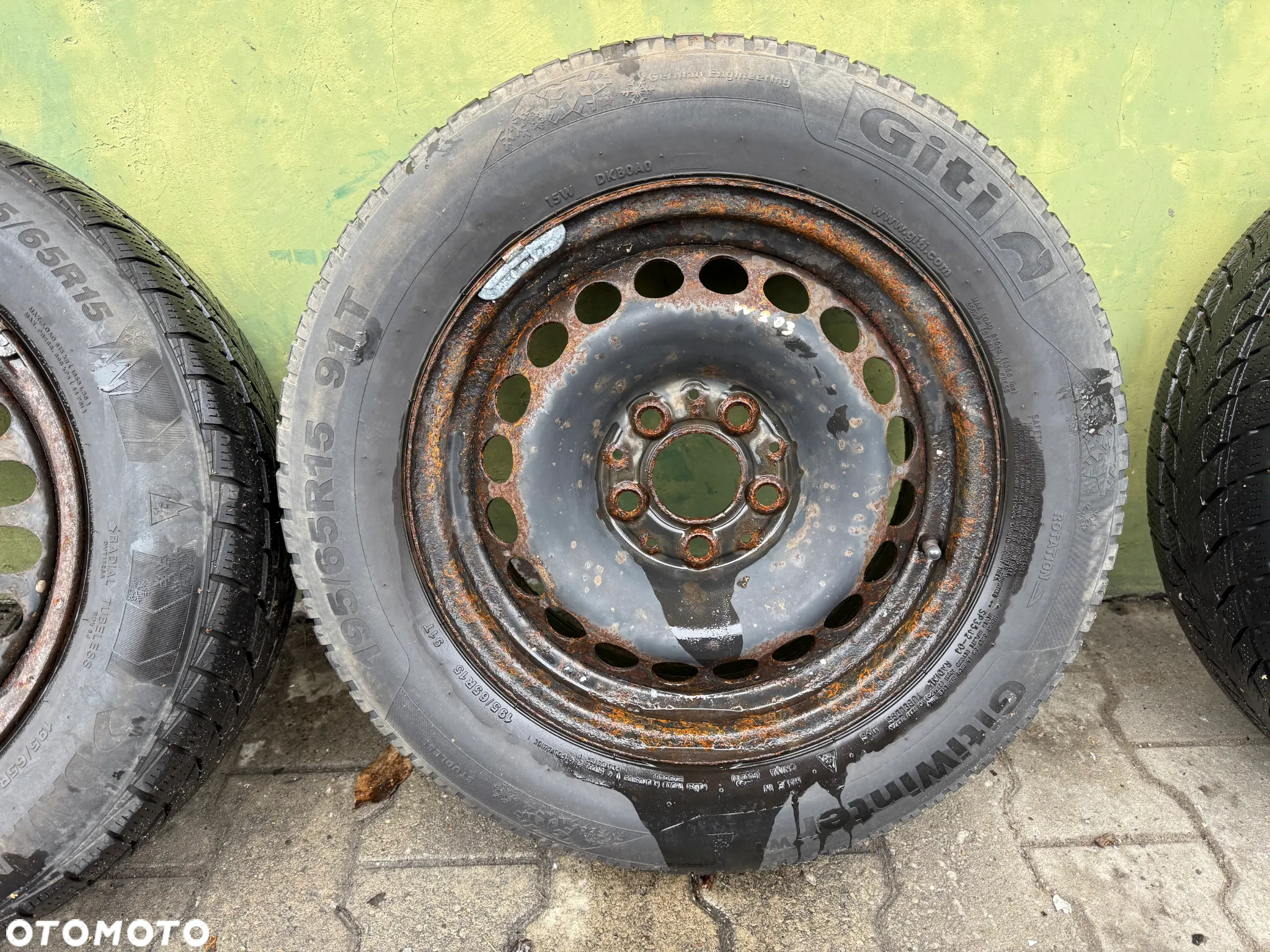 Mercedes C W203 komplet felg stalowych 15" ET31 5 szt. A2034000002 - 12