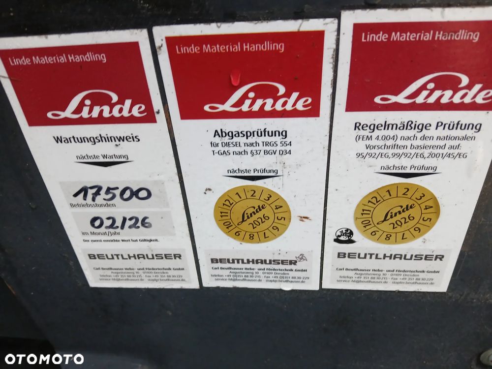 Linde H20D-03 2003rok model 350 przesuw z Niemiec - 37