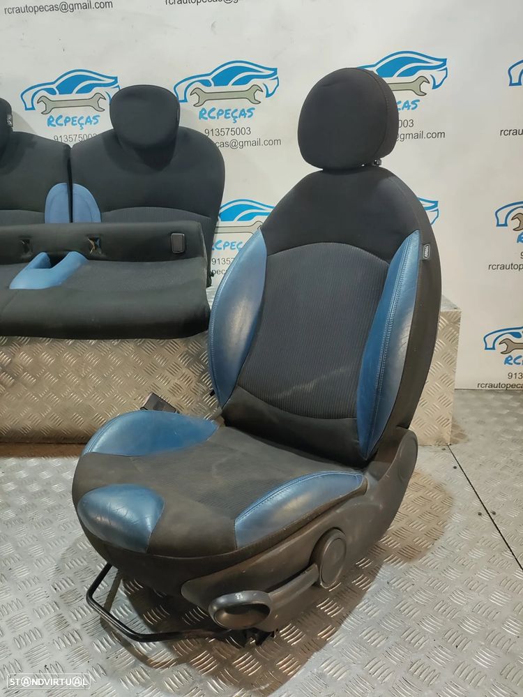 Bancos originais MINI COOPER R56 pele tecido airbag - 11