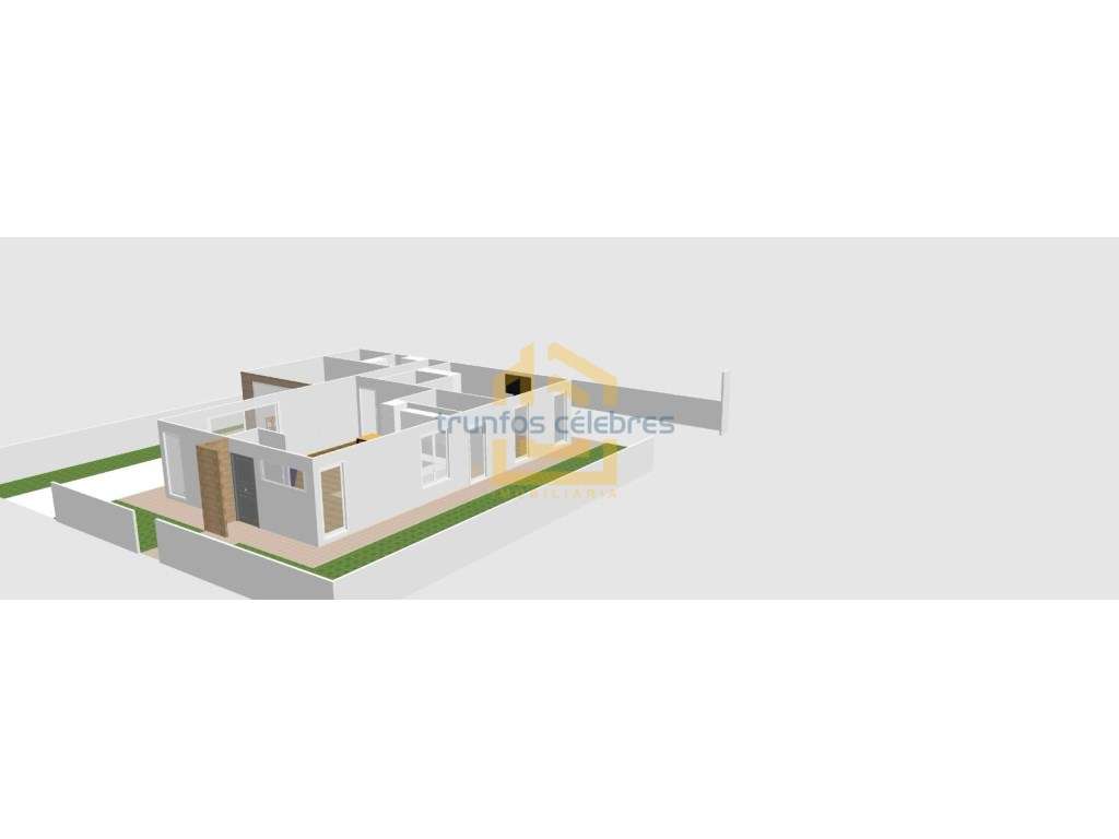 Lote de Terreno com estudo prévio de projeto para uma moradia térre... - Grande imagem: 2/32