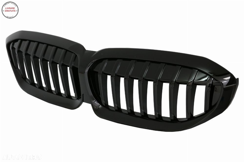 Pachet Exterior Extensii BMW Seria 3 G20 Sedan (2018-2022) M340i Design Negru Luci- livrare gratuita - 7