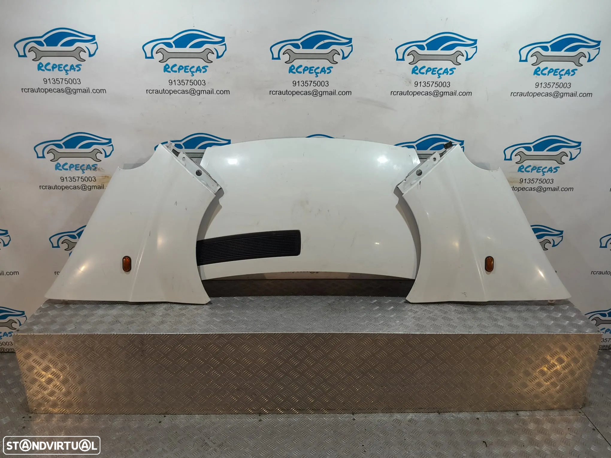 FRENTE COMPLETA OPEL VIVARO A X83 CAPOT PARACHOQUES GUARDA-LAMAS OTICAS RADIADOR VENTILADOR FRENTE FIBRA REFORÇO - 8