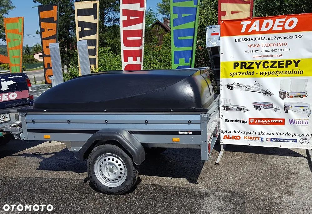 Brenderup 1205S uchylna + pokrywa ABS - 9