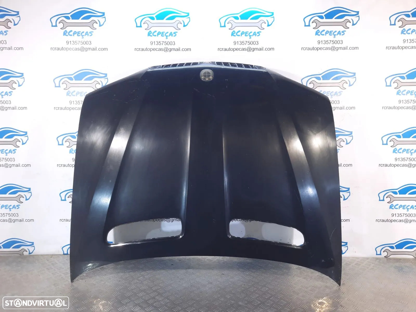 FRENTE COMPLETA BMW X5 E53 LCI CAPOT PARACHOQUES SENSORES GUARDA-LAMAS OTICAS XENON RADIADOR VENTILADOR FRENTE FIBRA REFORÇO - 7