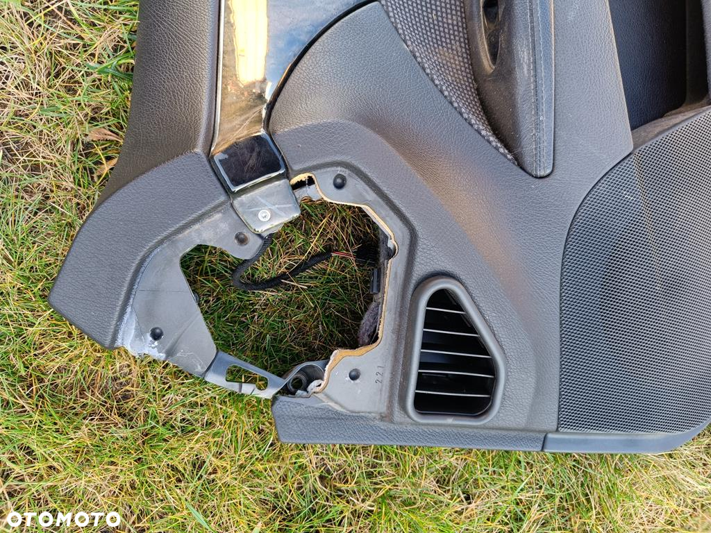 MERCEDES W211 BOCZEK TAPICERKA PRAWY PRZÓD EU PÓŁ SKÓRA CZARNY - 7