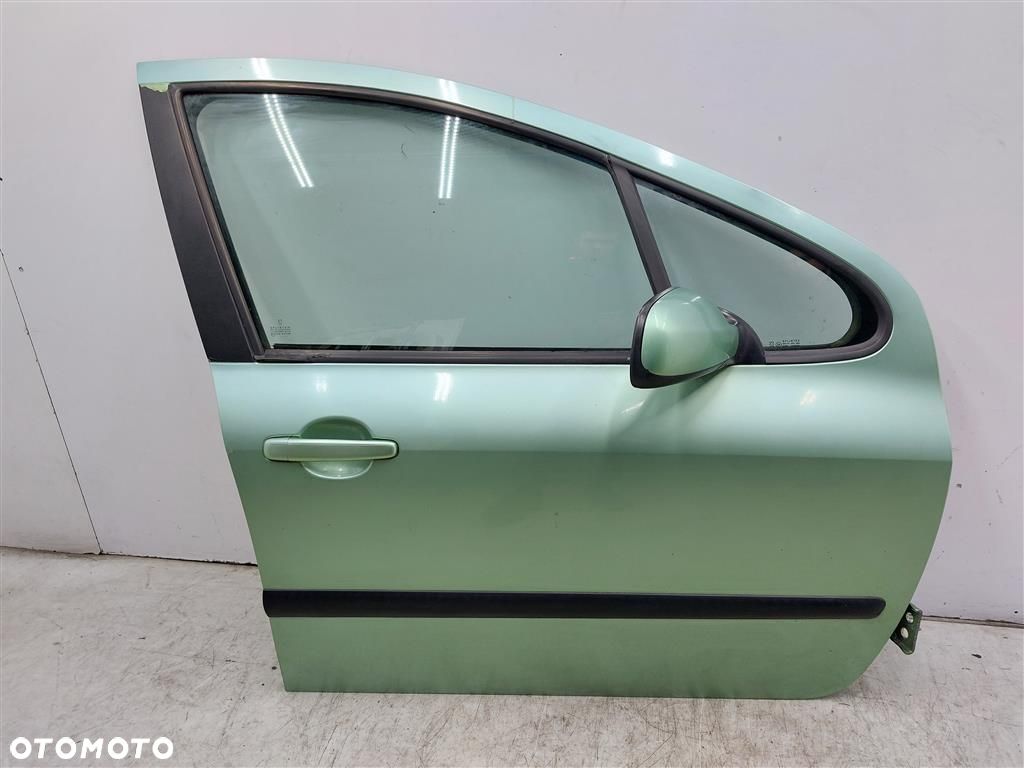 Drzwi przednie prawe przód SZYBA Peugeot 307 I 5 DRZWI LAK:KSMC 2001-2005 - 1