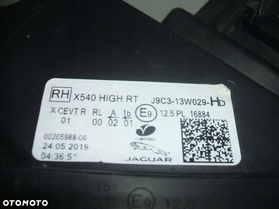 JAGUAR E-PACE X540 LAMPA prawa FULL LED HIGH RT J9C3-13W029-HD - 6