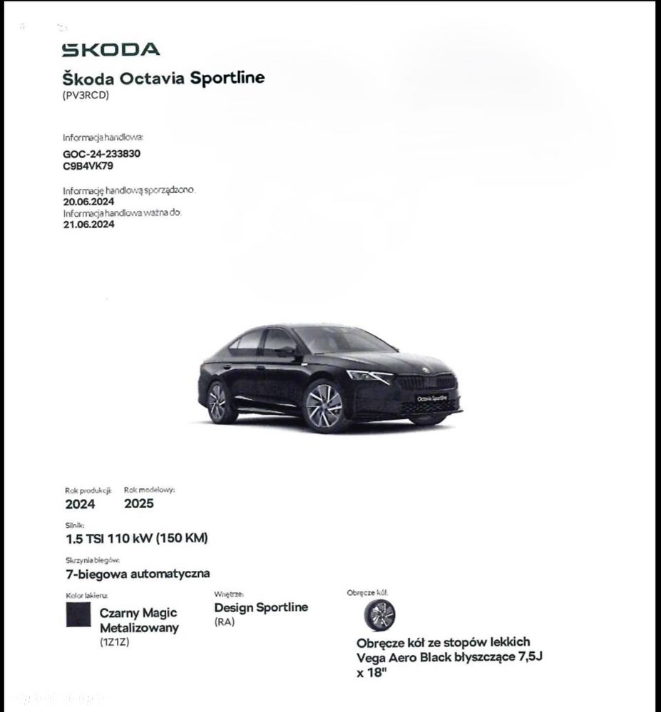Skoda Octavia 1.5 TSI e-Tec Sportline DSG - 34
