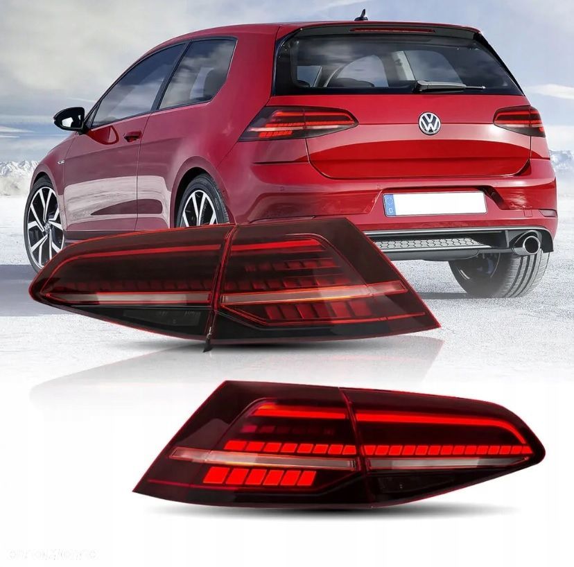 Lampy tyl ne kpl Vland LED Diody Dynamiczne Tuning Gtilook VW Golf VII 7 5g - 2