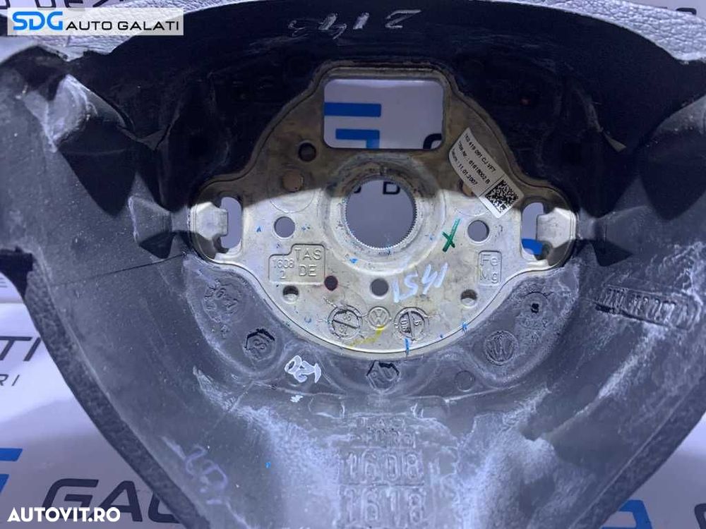 Volan Piele in 3 Spite VW Golf 5 GT 2004 - 2008 Cod: 1K0419091CJ / 1K0419091M - 11