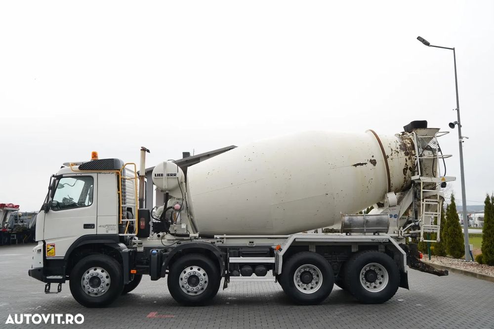 Volvo FMX 410 / 8x4 / BETONIERĂ / BETONIERĂ / LIEBHERR / 9 M3 / I-SHIFT / JANTE DIN ALIAJ / EURO 5 - 3