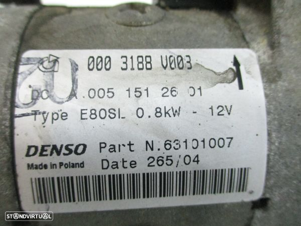 Motor Arranque Smart Fortwo Cabrio (450) - 3