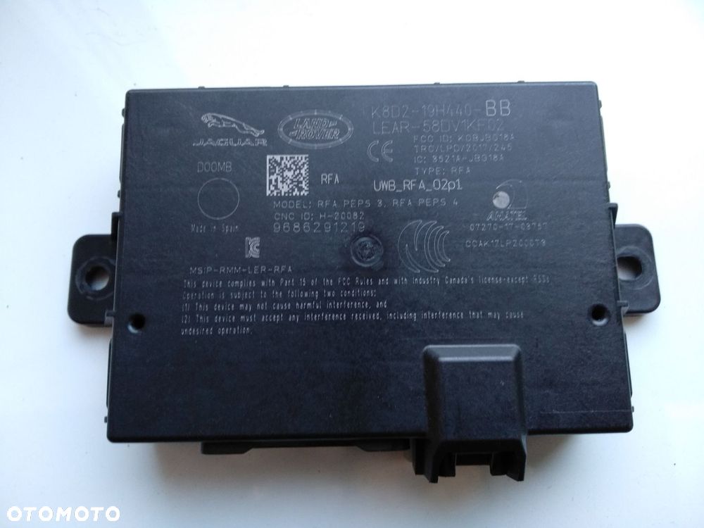 Moduł sterownik Jaguar Land Rover K8D2-19H440-BB