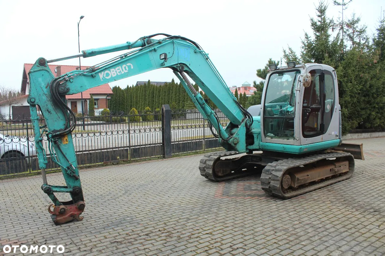 Kobelco SK 80 MSR 7700 kg GUMOWE GĄSIENICE 2 ŁYŻKI KLIMATYZACJA - 2