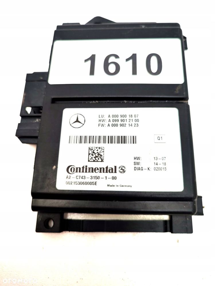 MERCEDES C KLASA W205 W222 W217 MODUŁ STERUJĄCY - 1