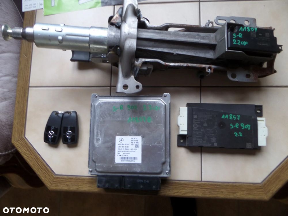 11857 Zestaw startowy immo komputer A6519003603 Mercedes Sprinter 907 2.2 cdi - 1