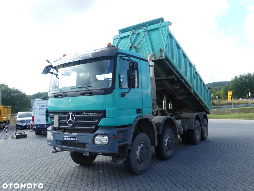 Mercedes-Benz ACTROS 4144 / 8x8 / WYWROTKA MEILLER 3-STRONNA / MANUAL / - 1