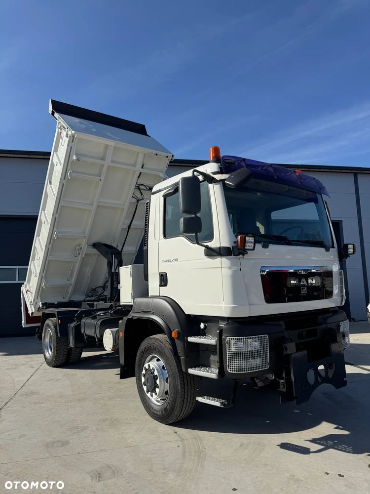 MAN TGM 18.290 4x4 3x WYWROTKA HYDROBURTA - 3