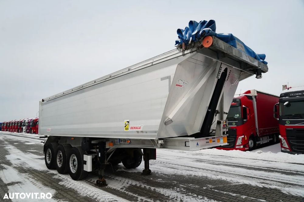 Benalu BASCULĂ BENALU / 27 m³ / ALUMINIU / AXĂ RIDICATĂ / GREUTATE: 5.100 KG / PERDĂ ELECTRICĂ - 2