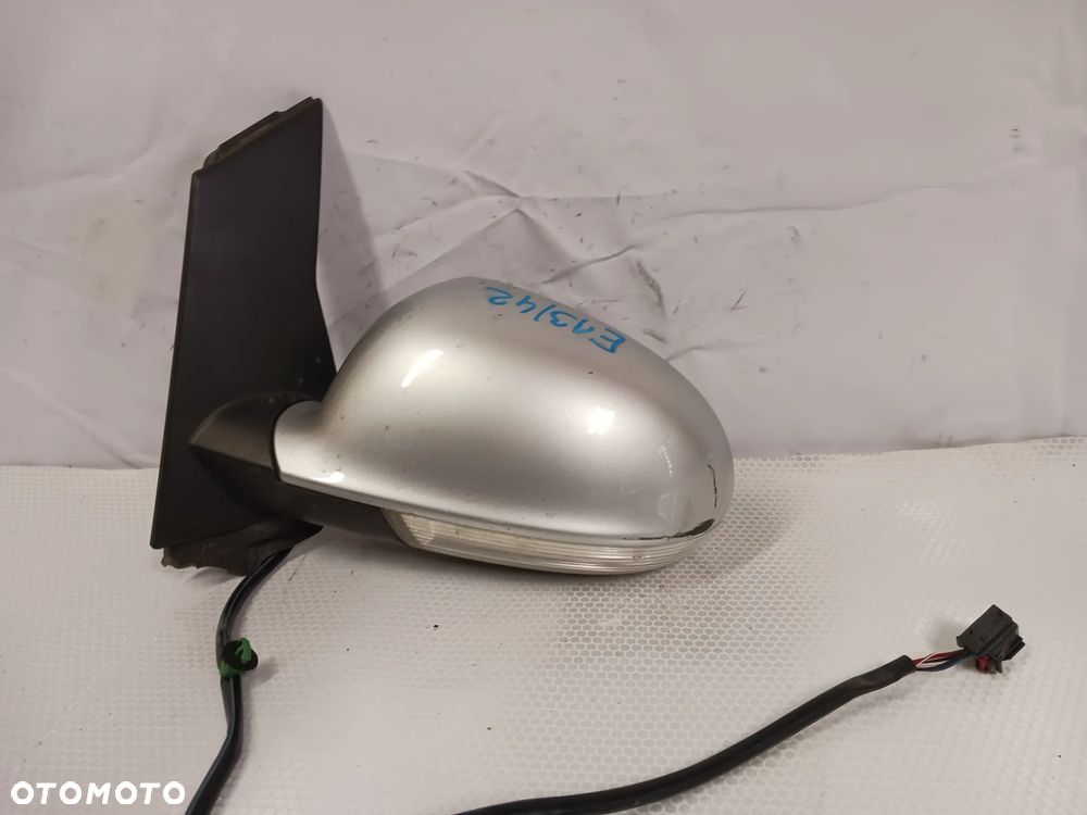 - LUSTERKO ELEKTRYCZNE LEWE VOLKSWAGEN GOLF 5 V + PLUS LA7W SREBRNY 6PIN BRAK SZKŁA - 1