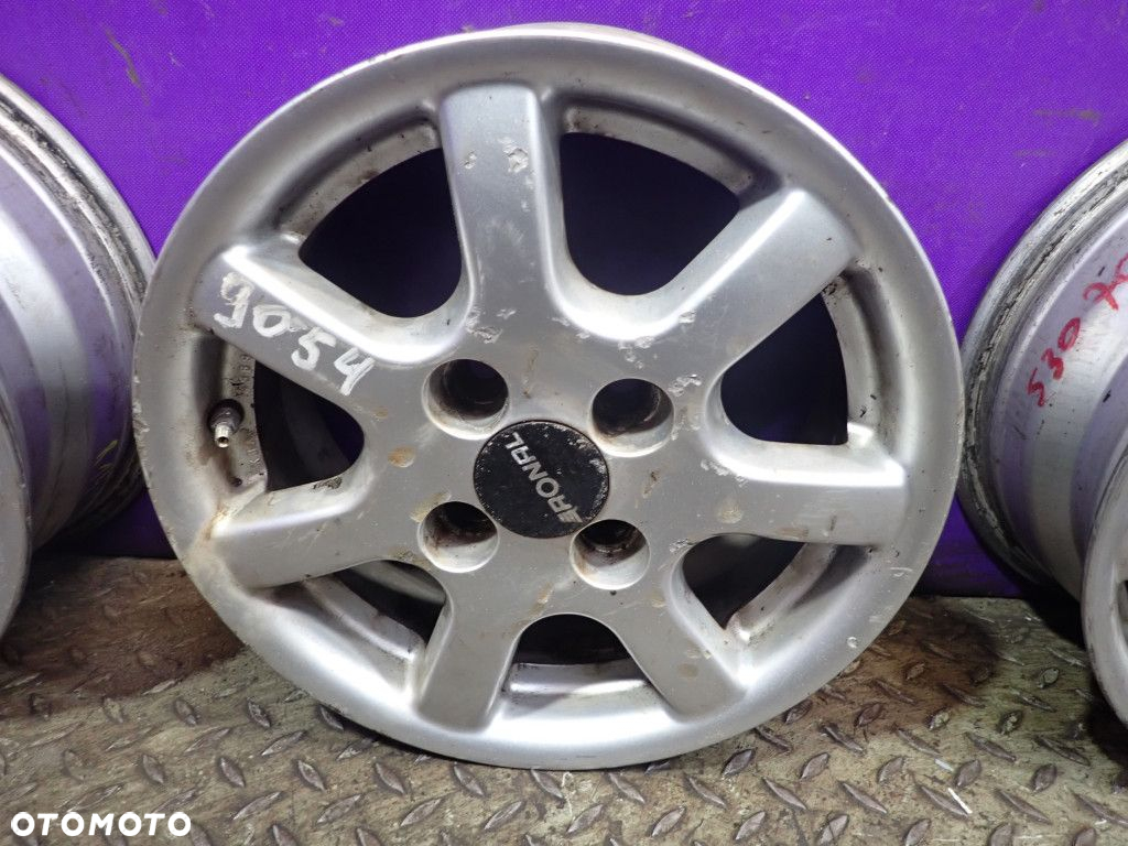 VW LUPO POLO AROSA FELGI ALUMINIOWE 14 R14 4X100 6J ET38 KBA43690 - 3