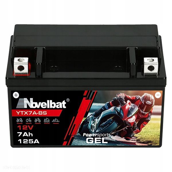 Akumulator Novelbat GEL-YTX7A 7Ah 125A L - 2