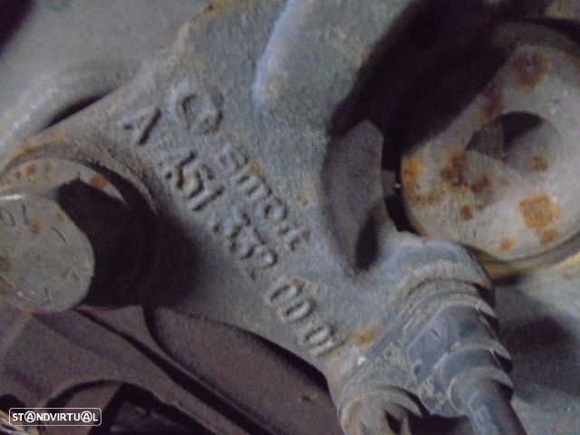 Manga De Eixo A4513220001 SMART  FORTWO 2 451 2008 1.0I 60CV 3P BRANCO FD BOM ABS COMPLETO 28CM - 4