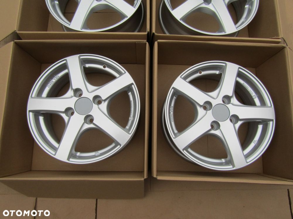 4x NOWE Felgi 14 VW UP Seat Mii Skoda Citigo Hyundai i10 i20 Atos Accent Getz Kia Picanto Peugeot 107 108 Citroen C1 I II Toyota Aygo Yaris Suzuki Ignis Swift Baleno - 6