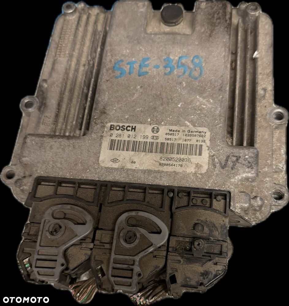 Sterownik KOMPUTER SILNIKA ECU RENAULT 0281012199 - 1