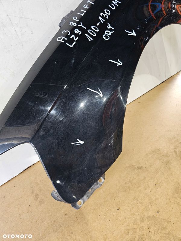 BŁOTNIK LEWY PRZÓD AUDI A3 8P LIFT 2008-2012 LZ9Y - 3