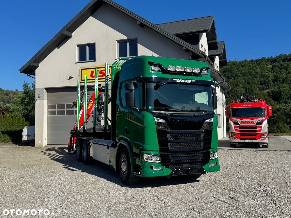Scania R500 Do drewna drzewa stosu kłody EPSILON M12Z - 3