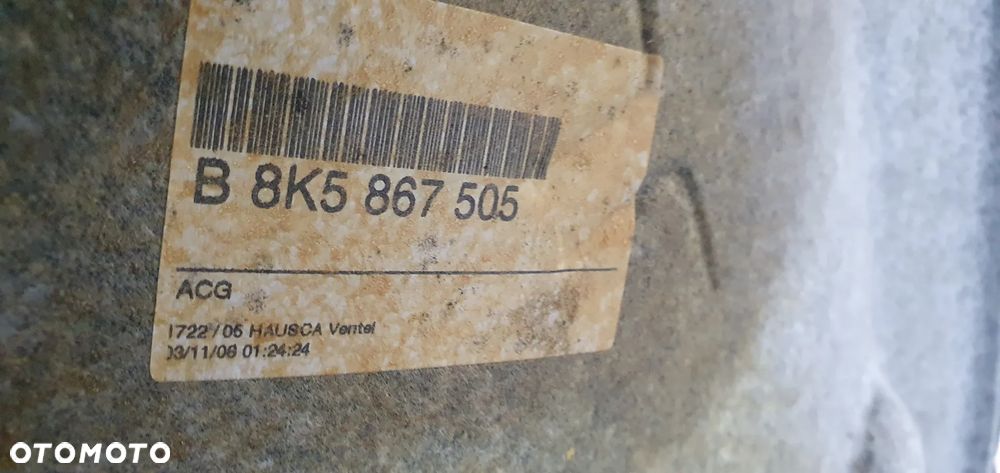 Tapicerka podsufitka S-Line Audi A4 B8 Sedan 8K5867501 - 14
