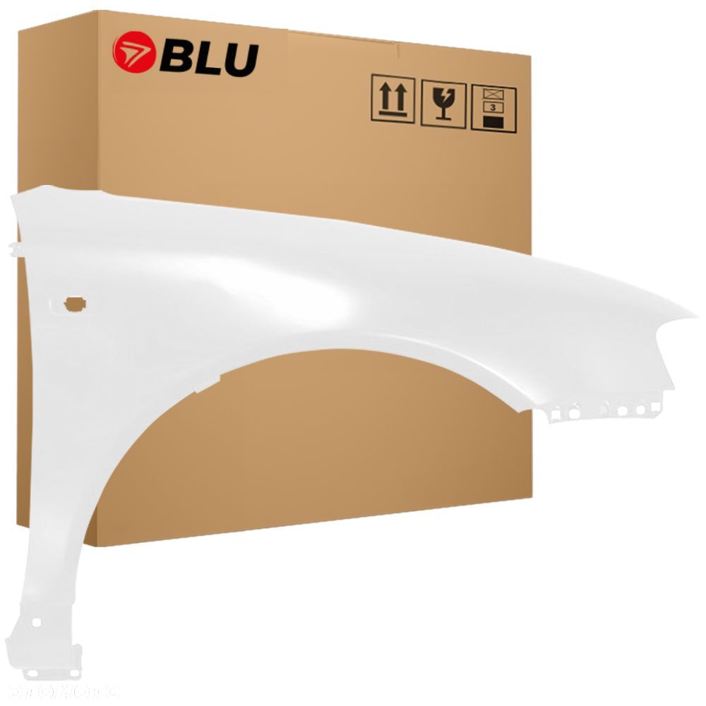 BLU Błotnik AUDI A3 8L LIFT LY9G prawy biały 2000-2003 przód Casablanca - 1