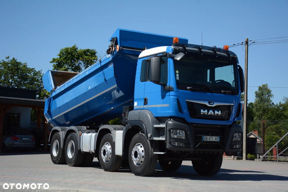 MAN TGS 480 / 2016r / 8x4 / Mulda / Retarder / Idealny stan / Mały przebieg