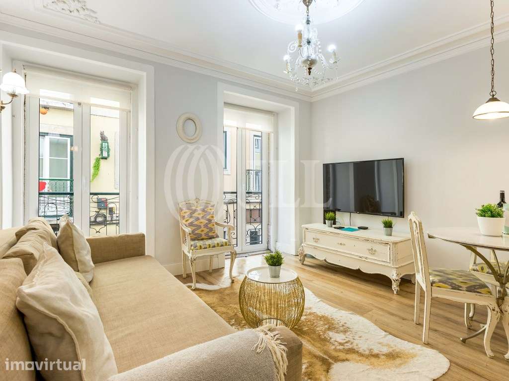 Apartamento T1, com varanda, no Chiado, em Lisboa - Grande imagem: 2/24