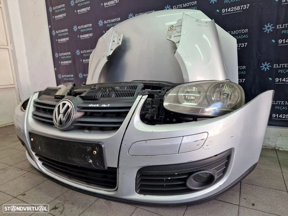 Frente completa usada VW GOLF 5 V GT parachoques oticas guardalamas capot - 2