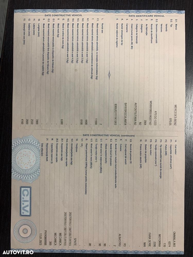 Mercedes-Benz ATEGO 1223 - 9