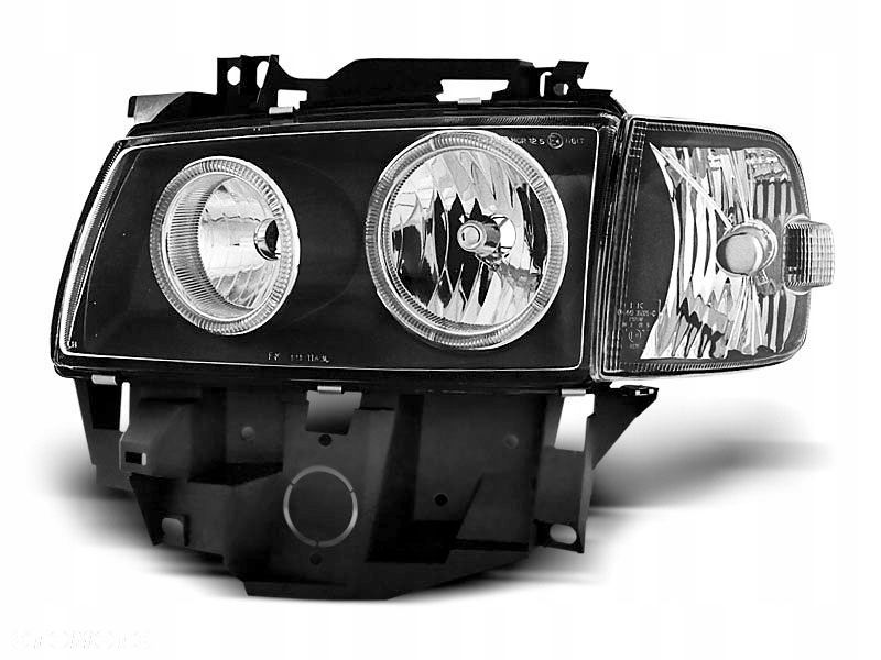Lampy Reflektory Vw T4 96-03 Bus Ringi Black - 1