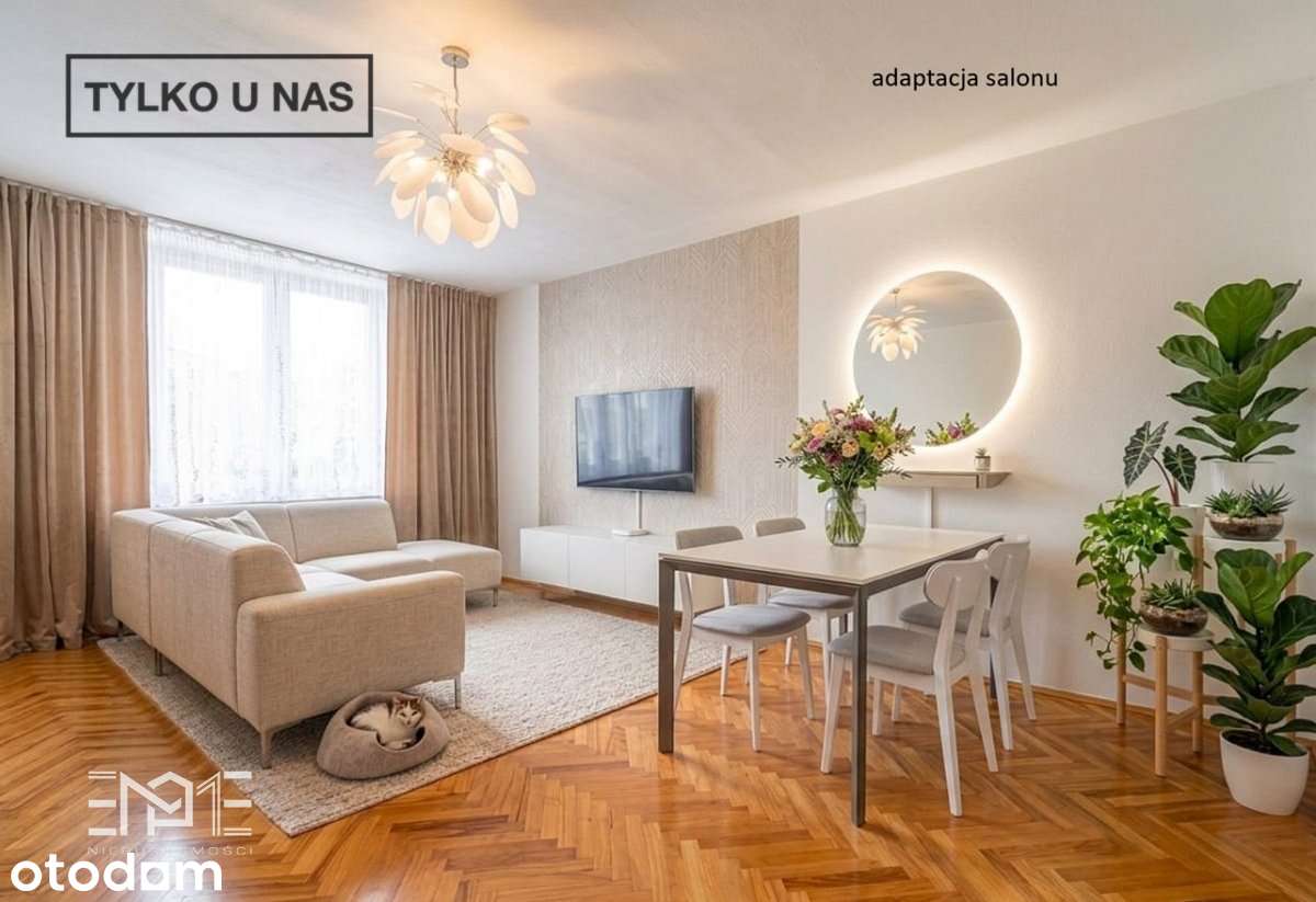 40 m. z potencjałem 2 pokoi i aneksem kuchennym