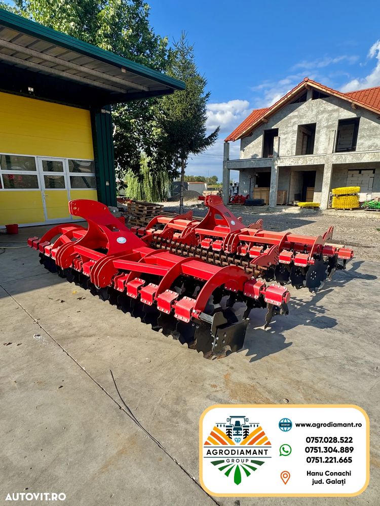 STRUMIK TIGER 4M - Disc Agricol cu talere independente - tavalug COARDA sau ELICOIDAL - 2