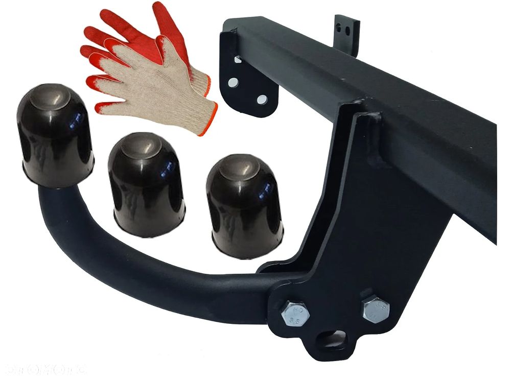 PEUGEOT 3008 I 1 2009do16 SOLIDNY HAK HOLOWNICZY Z KULA ODKRĘCANĄ +OSŁONKI RĘKAWICZKI