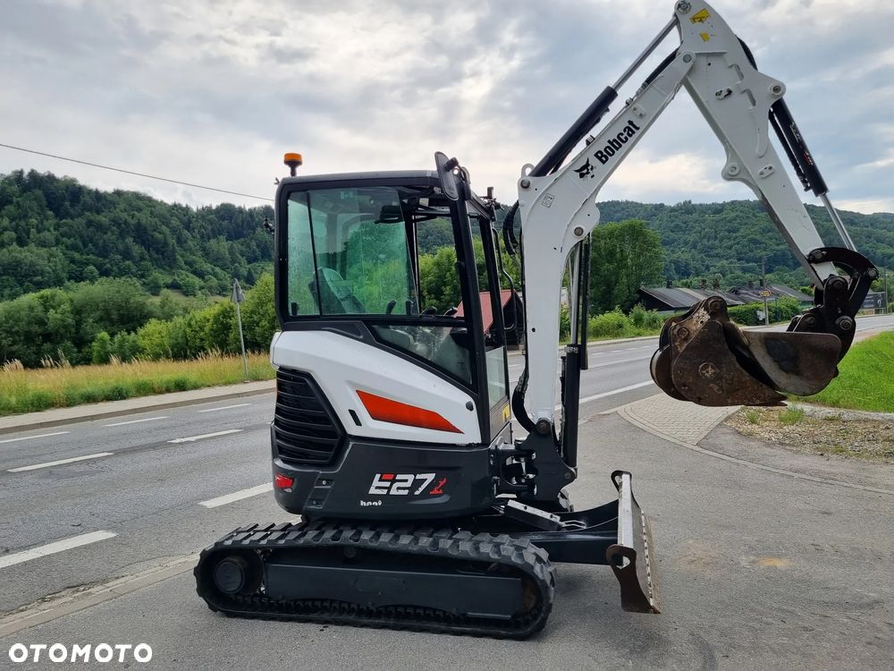 Bobcat E27Z Koparka Gąsienicowa 2,7 Tony jak Nowa Z Norwegii 2021r 1600mtg Kubota silnik - 3