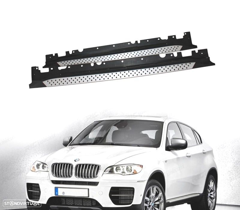 ESTRIBOS LATERAIS BMW X6 E71 08-14 LOOK M - 1