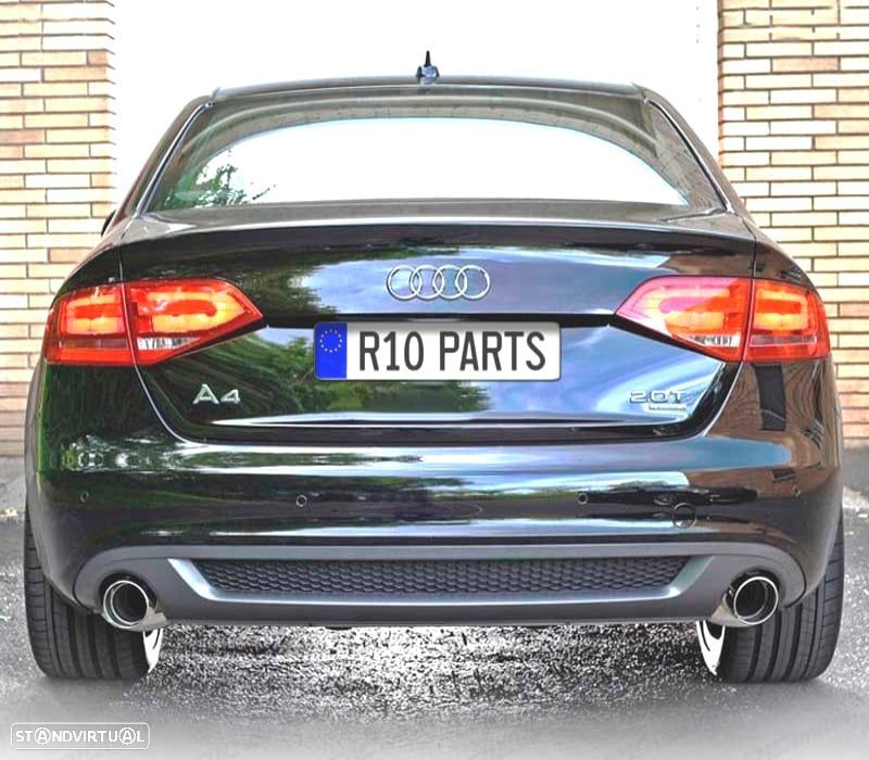 DIFUSOR AUDI A4 B8 07-11 LOOK RS - 2